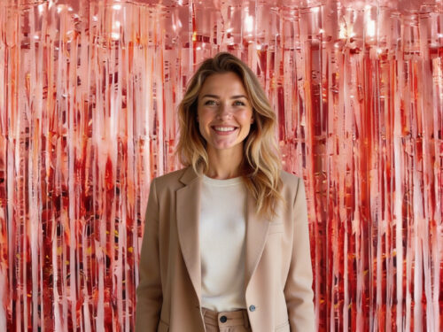 Rød baggrund (2x2 meter)